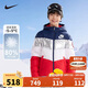 NIKE 耐克童裝保暖短款羽絨服冬季兒童連帽防風(fēng)上衣