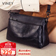 viney牛皮包包女包斜挎媽媽包中年輕奢單肩包生日禮物高級感送女友老婆
