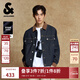 杰克·瓊斯（JACK&JONES）25年秋季外套男士裝寬松潮流休閑品質夾克撞色翻領原色牛仔外套男 A13 深牛仔藍 預售10月13日發(fā)貨 M 175