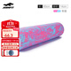 捷英飛 泡沫軸 肌肉放松按摩滾軸 健身訓練普拉提瑜伽柱foam roller 粉藍小浮點(diǎn)60cm 贈筋膜球