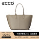 愛(ài)步（ECCO）托特包女 25年新款百搭拼接手提大容量單肩女包9108248 米色910824890164