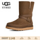 UGG秋季新款女士搭扣圓頭休閑短靴雪地靴1174513DRKT|深太妃糖棕色38