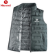 Marmot土撥鼠秋冬季新款90白鴨絨石墨烯馬甲男女坎肩外穿保暖背心 森野綠 5XL