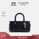 蔻馳（COACH）奧萊女士鉚釘ROGUE 26號手袋單肩斜挎包通勤手拿包 LH/黑色