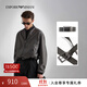 EMPORIO ARMANI/阿瑪尼官方旗艦【禮物】新款男士雙面老錢(qián)風(fēng)針扣腰帶3.5CM秋冬 80740-黑色荔枝紋/灰色光面