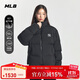 MLB男裝女裝情侶短款秋冬季保暖舒適羽絨服外套3ADJB0446-50BKS-L