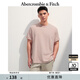 ABERCROMBIE & FITCH【重磅情侶款】男裝25夏季美式字母Logo圓領(lǐng)短袖T恤KI123-5060 粉色 L (180/108A)