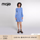 Maje2024秋冬款女裝法式時(shí)尚印花短款長(zhǎng)袖褶皺連衣裙MFPRO03755 多色 M (38)