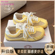 回力瑞【廠(chǎng)牌】軟底德訓鞋女鞋夏季鞋子網(wǎng)面透氣網(wǎng)眼鞋女平底防臭 黃色 36 公主請下單現貨妙發(fā)