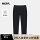 NEPA耐葩24年春夏新品戶(hù)外透氣女士日常褲子防潑水休閑褲女7K21661 黑色C01 170/75A（075）