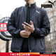 彪馬（PUMA）外套男裝 秋季新款運動(dòng)服休閑防風(fēng)衣服健身訓練上衣跑步透氣夾克 黑色cat logo/立領(lǐng)/主推款 L 180/100A 推薦體重140-160斤