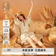 紫涵（ZIHAN）紫涵度假風(fēng)碎花上衣短褲套裝女夏季小衫休閑褲兩件套 米底印花 XS