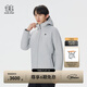 KOLON SPORT/可隆戶(hù)外羽絨服 男士防水透濕防風(fēng)耐磨連帽沖鋒衣 LHDJ5WNT41-LG 淺灰 M 170/92A