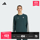 adidas尤文圖斯復古舒適足球休閑文化套頭衛衣男裝秋季阿迪達斯   暗綠色   M