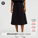 lululemon丨Modal-Blend 女士莫代爾混紡高腰 A 字中長(cháng)裙 LW8AN6S 黑色 L