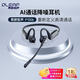 黃鸝智聲 Oleap P100b 掛耳式無(wú)線(xiàn)藍牙降噪耳機 AI降噪滅噪級 商務(wù)會(huì )議 靜謐通話(huà)耳機 非骨傳導開(kāi)放式 黑色