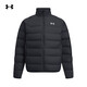 安德瑪（UNDERARMOUR）秋冬Core男子輕質(zhì)運動(dòng)休閑短款鴨絨羽絨服6010876 黑色001 3XL