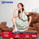 FILA FUSION趙露思同款|斐樂(lè )潮牌女裝連衣裙2025秋新款時(shí)尚修身背心裙 冷白灰-GY S 160/80A/S