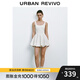 UR2025夏季新款女裝芭蕾風(fēng)超短款背心式連衣裙UYU750077 本白 S