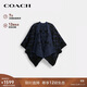 蔻馳（COACH）【品牌直供】加長(cháng)款經(jīng)典標志披風(fēng)黑色CCQ61