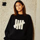 UNDEFEATED【五條杠美式毛衣】潮流男女同款LOGO校園風(fēng)毛衣新品 黑色 UE43GKR02M B版 XL