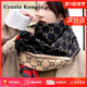 CRANTA KOMEIA圍巾女秋冬季2025新款加厚保暖圍脖長(cháng)披肩外搭生日禮物送女生女友 黑卡其 高級感送老婆女朋友愛(ài)人實(shí)用高檔