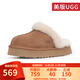 UGG美版休閑居家經(jīng)典拖鞋女款毛拖鞋厚底包頭拖鞋 1122550 CHE-栗色 38