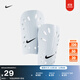 耐克實(shí)用透氣足球護腿板(1對)冬季緩震柔軟舒適NIKE J SP0040 101白/黑 S