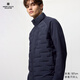 優(yōu)衣庫合作款男裝女裝PUFFTECH空氣棉服拼接茄克外套25秋冬481352 69 藏青色 L