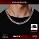 IDEAGEMER925銀古巴鏈項(xiàng)鏈男士小眾歐美風(fēng)加粗痞帥百搭男生單鏈素鏈鎖骨鏈 【加粗款】銀古巴鏈【60CM】