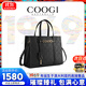 COOGI包包女款2025年輕奢品牌單肩女包托特包情人節生日禮物送女友老婆 黑色BLACK（精美禮盒+禮袋）