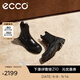 愛步（ECCO）切爾西靴女 女士百搭厚底增高牛皮靴 革新214793 HL 黑色21479351052 37