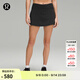 lululemon丨Pace Rival 女士運(yùn)動(dòng)中腰短裙 速干 芯吸 LW8A78R 黑色 S /6