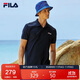 FILA 斐樂(lè )官方男子針織短袖POLO衫夏季休閑透氣男基礎上衣短袖衫