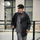 北面（The North Face）三合一沖鋒衣男Elements抓絨內膽戶(hù)外防水保暖25秋季上新|89YX W9O/宇宙黑/火焰灰 L /175