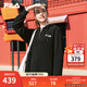 FILA 斐樂(lè )官方連衣裙2025年秋季新品長(cháng)款連帽打底衛衣長(cháng)裙子 正黑色-BK L 170/88A/L
