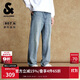 杰克·瓊斯（JACK&JONES） 男裝牛仔褲時(shí)尚百搭個(gè)性磨破貓須水洗廓形寬松休閑褲子225332073