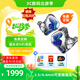 EPZ 【免費定制】K9有線(xiàn)耳機入耳式HiFi高保真發(fā)燒高品質(zhì)音樂(lè )耳機高端監聽(tīng)耳麥可換線(xiàn)一圈八鐵九單元 冰雪銀