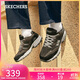 斯凱奇（Skechers）男鞋秋季厚底老爹鞋休閑熊貓鞋軟底運動(dòng)鞋237067