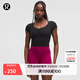 lululemon丨All It Takes 女士運動(dòng)后側鎖孔T恤 *羅紋 Nulu? LW3JFPS 黑色 S /6