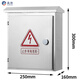 誠揚CY-3FYX工廠(chǎng)戶(hù)外304不銹鋼配電箱防水電控箱監控布線(xiàn)箱電氣控制柜箱C 250*300*160