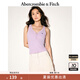 ABERCROMBIE & FITCH【亨利領(lǐng)背心】女裝25夏季經(jīng)典小麋鹿V領(lǐng)背心上衣KI139-5274 粉色 S (165/92A)