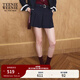 Teenie Weenie小熊女裝半身裙2025年秋季新款學(xué)院風(fēng)時(shí)髦復(fù)古百褶裙 藏青色 M