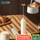 CLITON電動(dòng)打奶泡器咖啡奶泡機 收納式家用牛奶打泡器充電式迷你攪拌器
