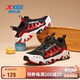 特步（XTEP）兒童童鞋兒童中大童網(wǎng)格旋鈕扣休閑鞋 黑/特步白/狀元紅 37碼