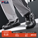 FILA 斐樂官方男鞋BLADE復(fù)古運(yùn)動(dòng)鞋2025春季新款銀齒鞋休閑跑步鞋 黑/化石銀-BK 42.5