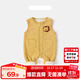 嘟嘟家童裝寶寶背帶褲秋冬嬰兒卡通長(cháng)褲加厚冬季男童女童褲子冬款 黃色 90 cm