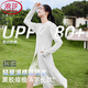 浪莎長(zhǎng)款防曬衣女夏季2025新款防紫外線風(fēng)感波粒防曬服a字裙薄款外套 奶霜白【白月光裙擺款】 均碼 【推薦80-140斤】