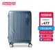 美旅（AMERICAN TOURISTER）箱包行李箱男拉桿箱高級感大容量旅行箱密碼鎖登機箱小型NM6/8 NM6 41002 深藍色 24英寸
