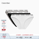 Calvin Klein內衣女士三條裝循環(huán)提花ck棉質(zhì)透氣性感比基尼三角內褲女QP1258O MP1-太空黑/淺灰色/月光白 3條 M
